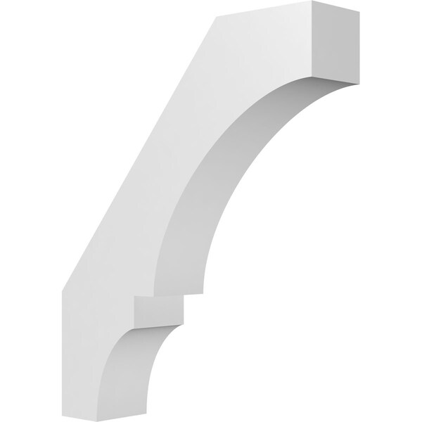 Ekena Millwork 6-in. W x 26-in. D x 32-in. H Balboa Architectural Grade PVC Knee Brace BRCP06X26X32BOA - main